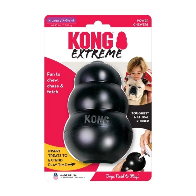 Іграшка Kong Extreme суперміцна груша-годівниця для собак великих порід, XL - зображення 6
