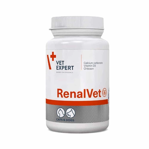 Vet Expert RenalVet Харчова добавка для підтримання функції нирок у котів і собак, 60 капс. - Фото 2 Vet Expert RenalVet Харчова добавка для підтримання функції нирок у котів і собак, 60 капс. - изображение 2