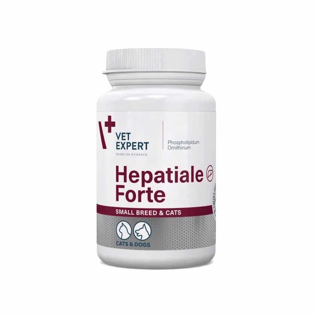 Vet Expert Hepatiale Forte Small Breed&cats Харчова добавка для підтримання та захисту функцій печінки у котів і собак малих порід, 30 капс. - изображение 2