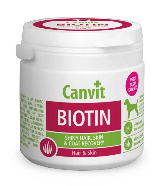 Комплекс витаминов для собак Canvit Biotin for dogs 100g в упаковке (can50713) - изображение 2