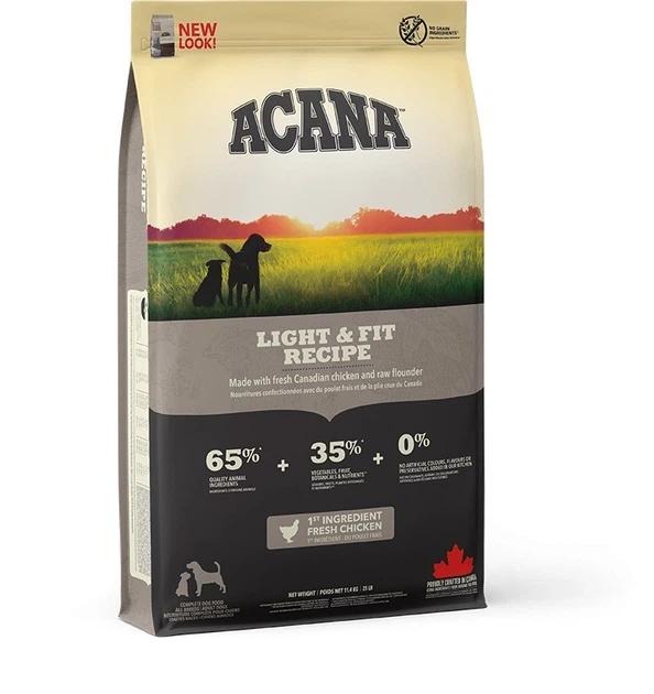Сухой корм для собак ACANA Light & Fit против ожирения для взрослых собак всех пород 11.4 кг (a51211) - изображение 5