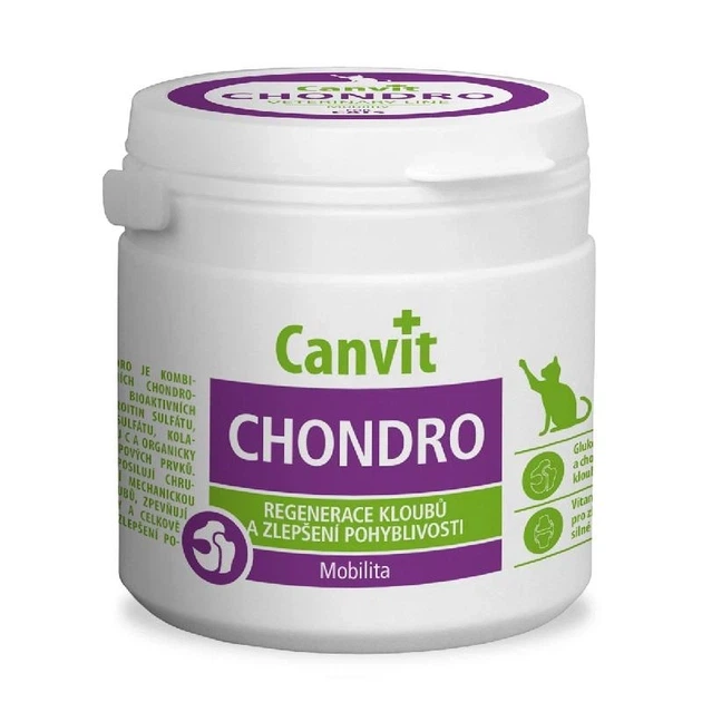 Комплекс витаминов для кошек Canvit Chondro for cats 100g в упаковке (can50743) - изображение 2