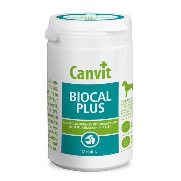 Комплекс вітамінів для собак Canvit Biocal Plus for dogs 1кг в упаковці (can50725) - зображення 2