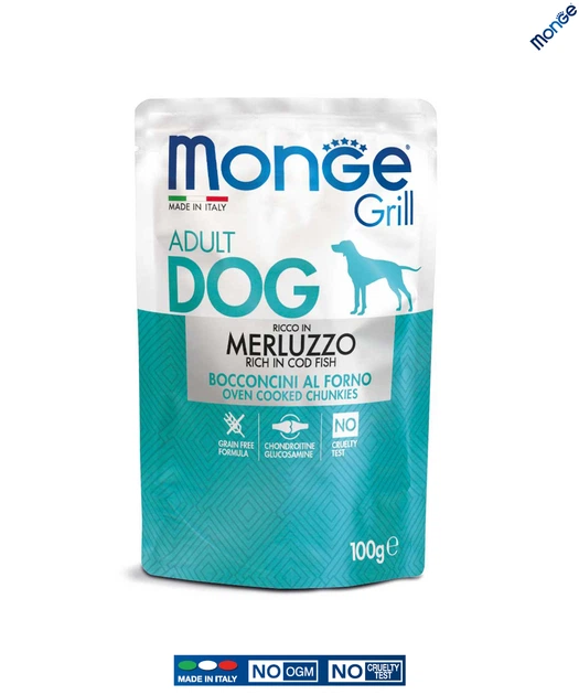 Влажный корм Monge Dog Wet GRILL треска 0.1 кг (013130) - изображение 2