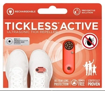 Ультразвуковой отпугиватель клещей для людей TickLess Active (Coral) - изображение 4