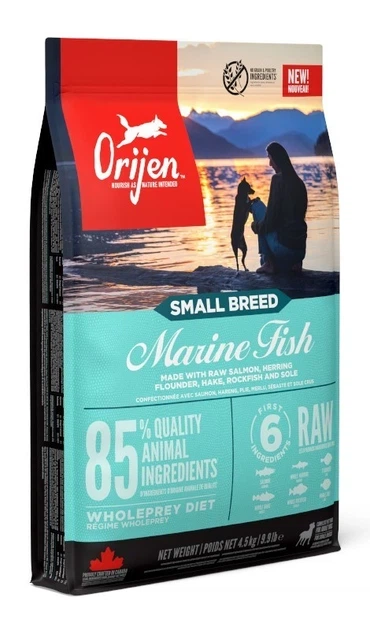 Сухий корм ORIJEN Marine Fish для дорослих собак малих порід 4.5 кг - зображення 4