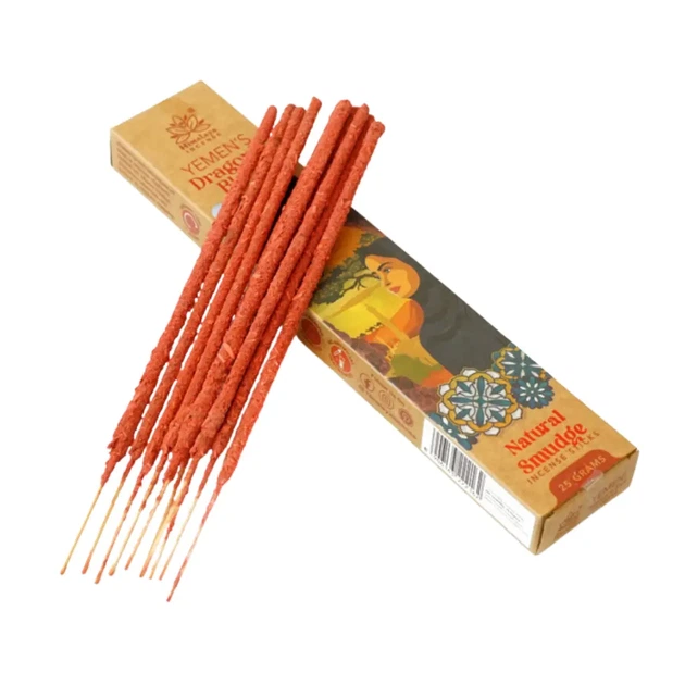 Аромапалочки Йеменская Кровь дракона Himalaya Smudge Yemen’s Dragon’s Blood 25г Himalaya Incense 8906163222162 - Фото 1 Аромапалочки Йеменская Кровь дракона Himalaya Smudge Yemen’s Dragon’s Blood 25г Himalaya Incense 8906163222162 - изображение 1