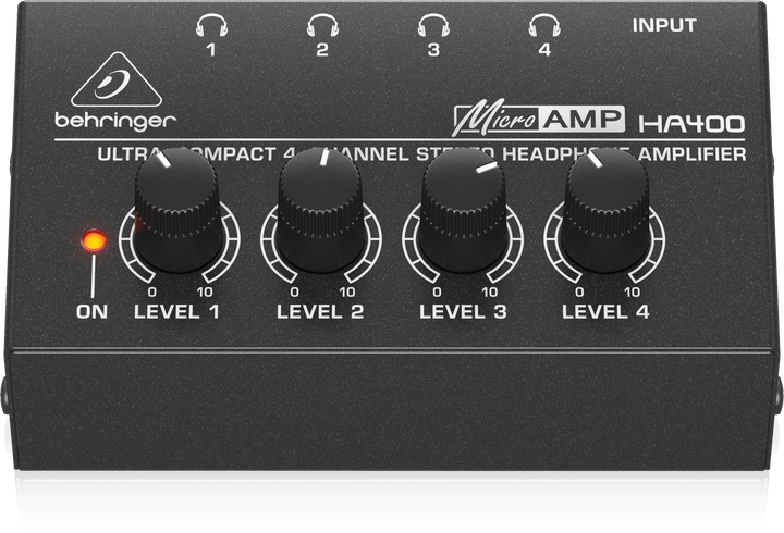 Підсилювач для навушників Behringer HA400 (4033653010856) - зображення 2