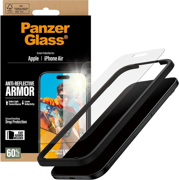 Захисне скло Panzer Glass Armor Anti-Reflective EasyAligner для Apple Air (PG55876) - зображення 3