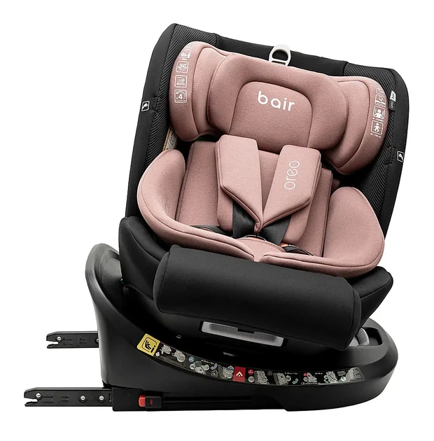 Автокрісло Bair Oreo 360 i-size Iso-fix BO-04 black-pink - Фото 7 Автокрісло Bair Oreo 360 i-size Iso-fix BO-04 black-pink - зображення 7