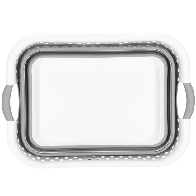 Kosz na pranie Springos składany silikonowy 24 l (5907719443430) - obraz 5