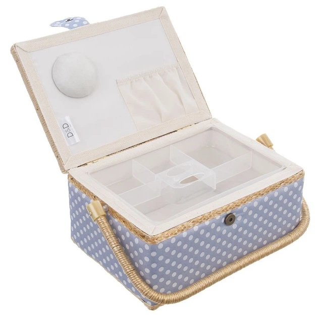 Органайзер для шиття Orion синій у горошок 30 x 23 x 16 см (8592381175559) - зображення 4
