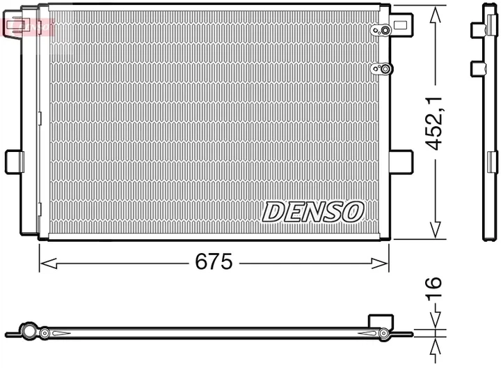 Радіатор кондиціонера VOLKSWAGEN AMAROK 10- DENSO (DCN32065) - Фото 1 Радіатор кондиціонера VOLKSWAGEN AMAROK 10- DENSO (DCN32065) - зображення 1