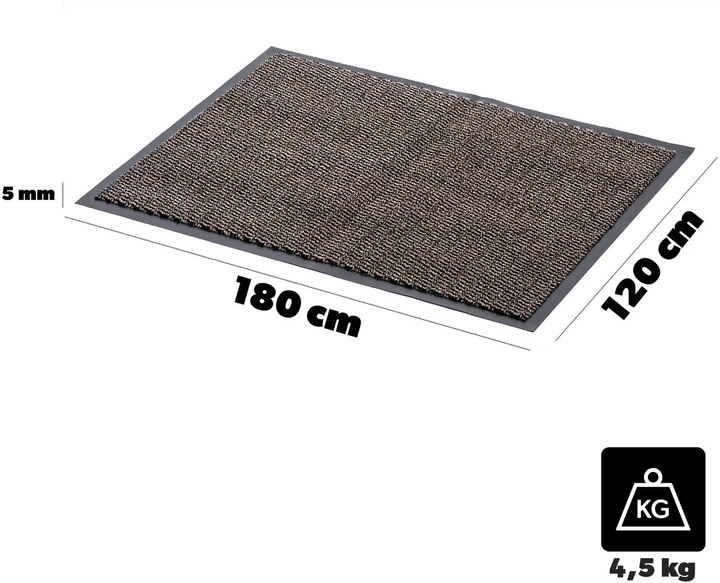 Килимок під двері Kadax Clin 120x180 см Коричневий (5906638302958) - зображення 6
