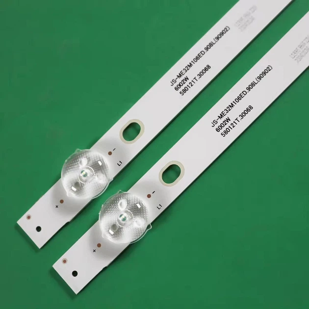 LED підсвітка TV 32" 6V JS-ME32M106ED.908L JS-MR32M1062ED.907(00807) 005.03202X62.121 580121T.30068.2P 2шт. - Фото 2 LED підсвітка TV 32" 6V JS-ME32M106ED.908L JS-MR32M1062ED.907(00807) 005.03202X62.121 580121T.30068.2P 2шт. - изображение 2