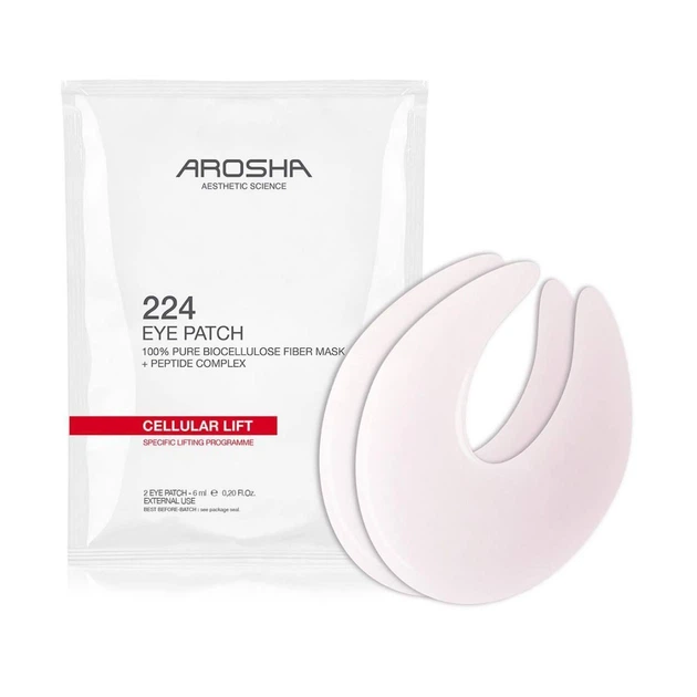 Пептидные лифтинговые патчи для контура глаз .224 CELLULAR LIFT EYE PATCH AROSHA 4х6 мл - Фото 1 Пептидные лифтинговые патчи для контура глаз .224 CELLULAR LIFT EYE PATCH AROSHA 4х6 мл - изображение 1