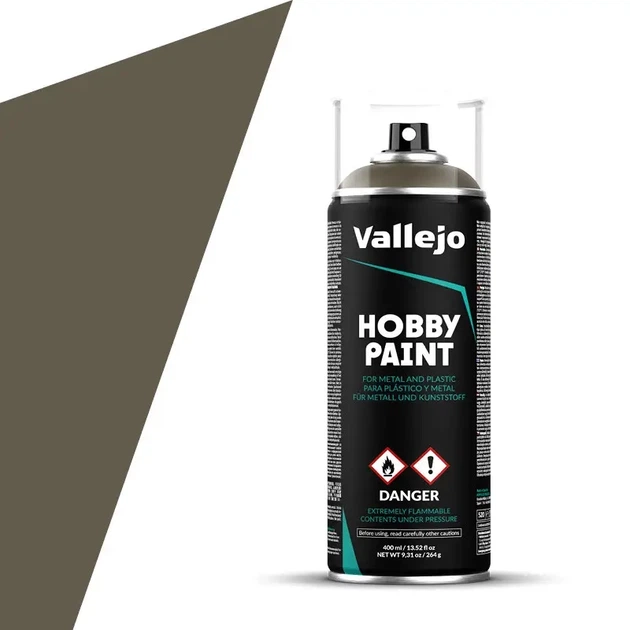 Фарба-аерозоль Vallejo Hobby Paint Spray US Olive Drab, 400 мл (28005) - Фото 1 Фарба-аерозоль Vallejo Hobby Paint Spray US Olive Drab, 400 мл (28005) - зображення 1