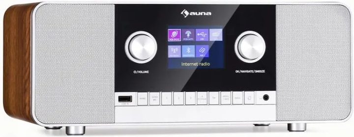 Інтернет радіо Auna Connect 120 MKII Коричневий - Уцінка - Фото 1 Інтернет радіо Auna Connect 120 MKII Коричневий - Уцінка - зображення 1