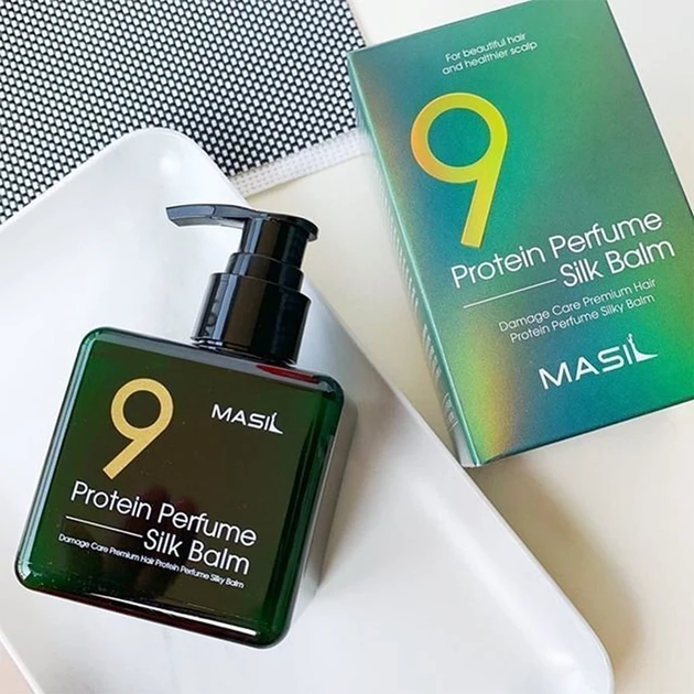 Masil Незмивний бальзам з протеїнами для пошкодженого волосся 9 Protein Perfume Silk Balm, 180 мл - Фото 3 Masil Незмивний бальзам з протеїнами для пошкодженого волосся 9 Protein Perfume Silk Balm, 180 мл - зображення 3