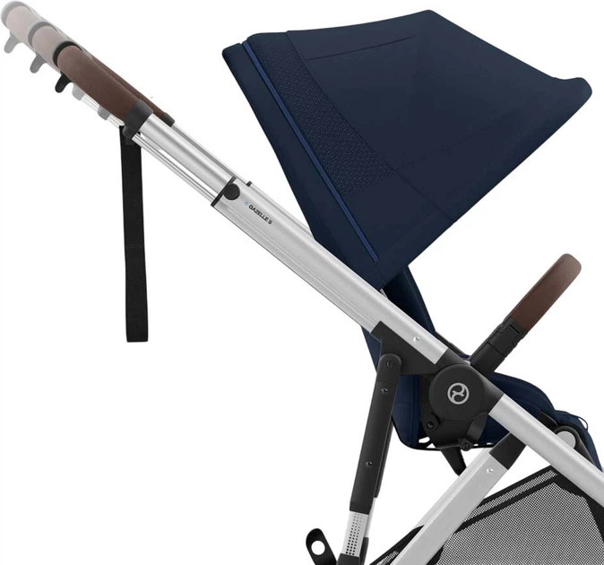 Прогулянкова коляска Cybex e-Gazelle S Ocean Blue Gold (4063846465903) - зображення 8