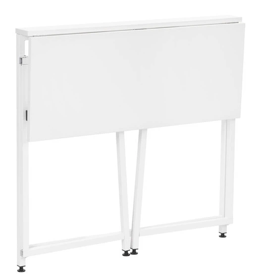 Biurko komputerowe Springos HF0057 80 cm składane Białe (5908455306867) - obraz 3