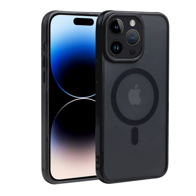 Чохол TPU+PC Anti Drop Full Camera with MagSafe для iPhone 14 Pro Колір Black - Фото 11 Чохол TPU+PC Anti Drop Full Camera with MagSafe для iPhone 14 Pro Колір Black - изображение 11