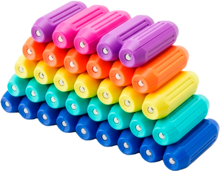 Klocki magnetyczne Springos 3D 100 elementów (5908455307703) - obraz 12