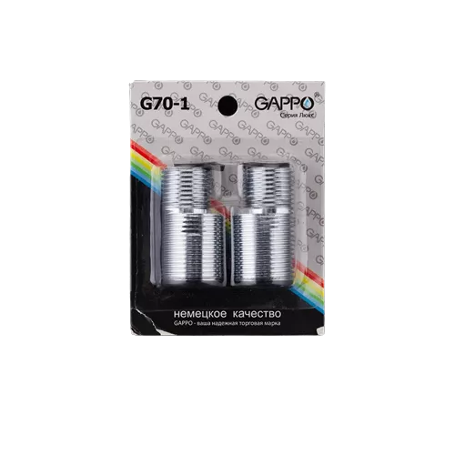Ексцентрики G70-1, довжина 5 см, хром GAPPO G70-1 - Фото 2 Ексцентрики G70-1, довжина 5 см, хром GAPPO G70-1 - изображение 2