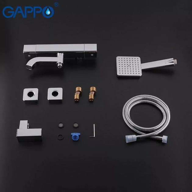 Змішувач для ванни G3291 термостат, хром GAPPO G3291 - Фото 6 Змішувач для ванни G3291 термостат, хром GAPPO G3291 - изображение 6