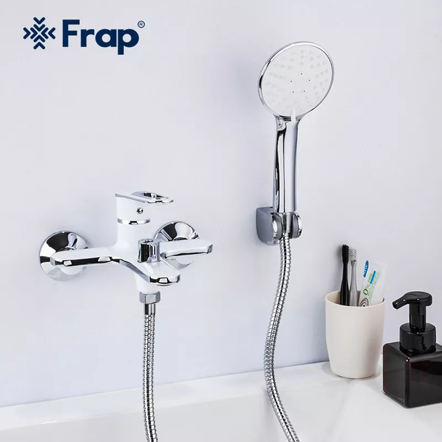 Змішувач для ванни F3249, білий/хром frap F3249 - изображение 2