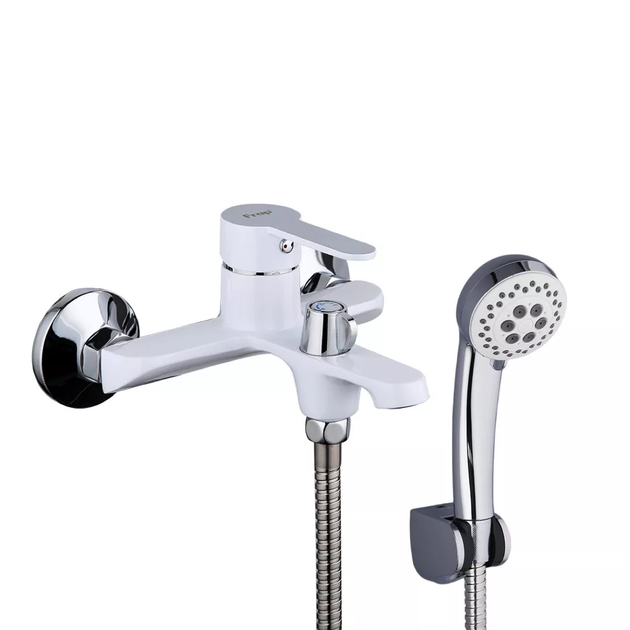 Змішувач для ванни F3241, білий/хром frap F3241 - Фото 1 Змішувач для ванни F3241, білий/хром frap F3241 - изображение 1