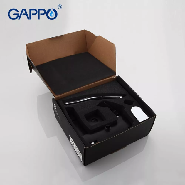 Змішувач для ванни G3250, чорний/хром GAPPO G3250 - Фото 6 Змішувач для ванни G3250, чорний/хром GAPPO G3250 - зображення 6