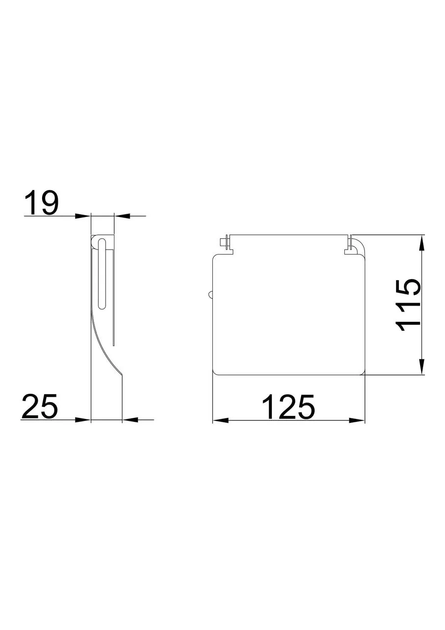 Паперотримач F504, хром frap F504 - изображение 4