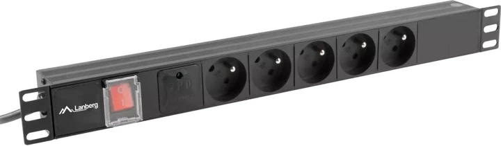 Подовжувач Lanberg PDU-05E-0200-IEC-BK - зображення 5