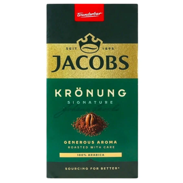 Кофе молотый Jacobs Kronung 250 г - Фото 1 Кофе молотый Jacobs Kronung 250 г - изображение 1
