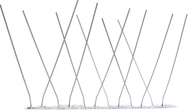 Нержавіючі шипи від птахів Kadax 33 x 9 см 9 шт. (K550) - зображення 3