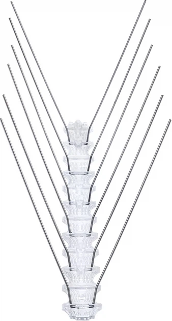 Нержавіючі шипи від птахів Kadax 33 x 9 см 9 шт. (K550) - зображення 5