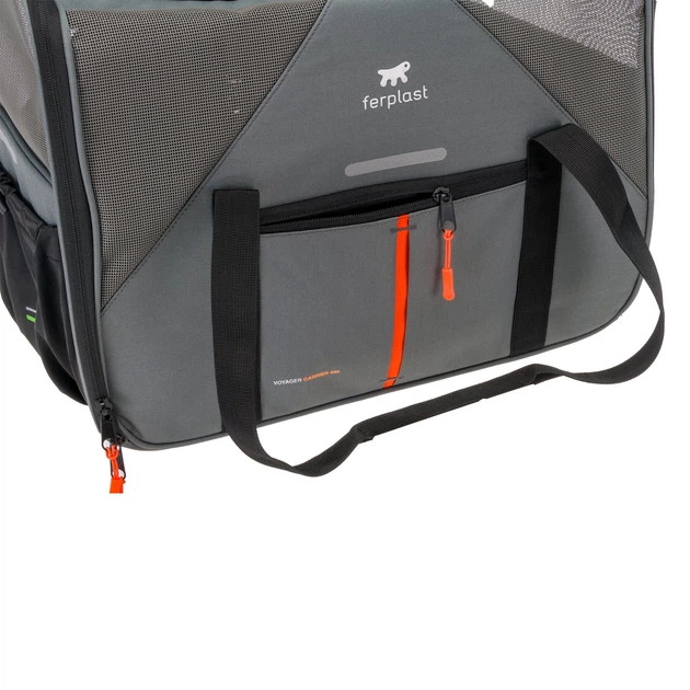 Мягкая переноска для собак и кошек Ferplast Voyager Carrier 350 Grey - изображение 7