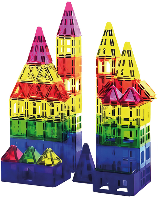 Klocki magnetyczne Springos 120 elementów (5908455307680) - obraz 2