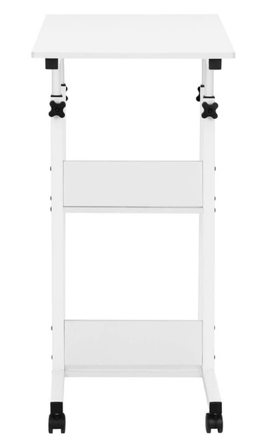 Stolik kawowy SPRINGOS HF0059 stolik pod laptopa regulowany Biały (5908455306881) - obraz 3