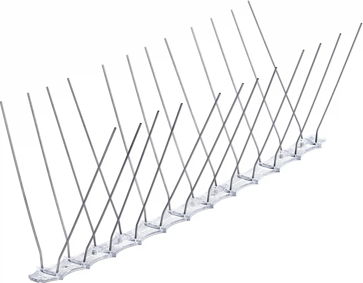 Kolce nierdzewne na ptaki Kadax 33 x 10 cm 9 szt. (K552) - obraz 4