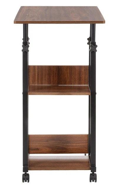 Stolik kawowy SPRINGOS HF0061 stolik pod laptopa regulowany Ciemno brązowy (5908455306904) - obraz 2