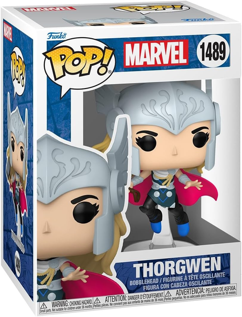 Фігурка Фанко Поп Торгвен Тор Гвен Стейсі Funko POP Marvel Thorgwen Thor 83727 - Фото 1 Фігурка Фанко Поп Торгвен Тор Гвен Стейсі Funko POP Marvel Thorgwen Thor 83727 - зображення 1