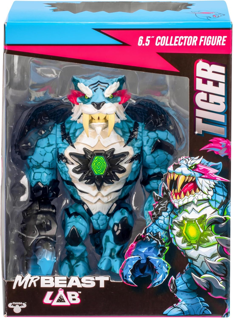 Набор фигурка Мистер бист Тигр MrBeast Lab Apex Beast Tiger 24727 - изображение 2