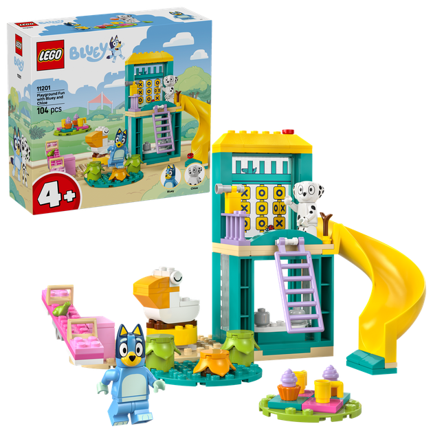 Лего Блуи Веселье с Блуи и Хлоей на игровой площадке Lego Bluey 11201 - изображение 2