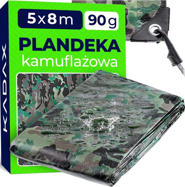 Plandeka kamuflażowa Kadax Welden 5 x 8 m (K7840) - obraz 7