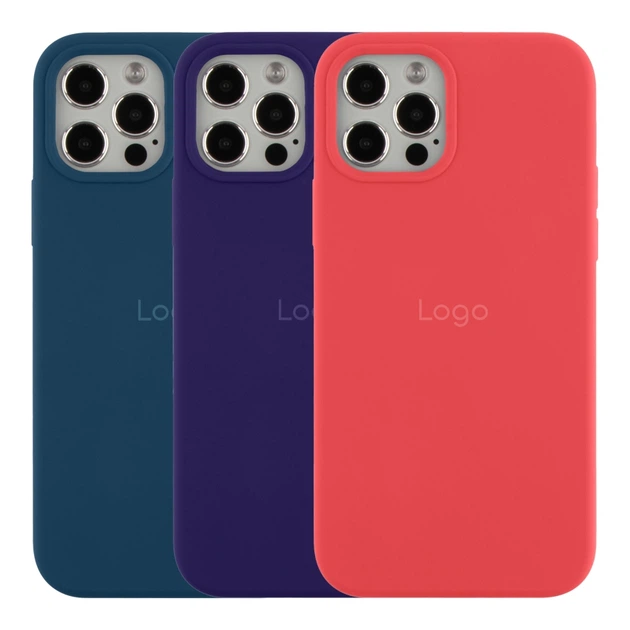 Противоударный Чехол Silicone Case Full Size (AA) для iPhone 12/12 Pro 67.Grepefruit - изображение 2