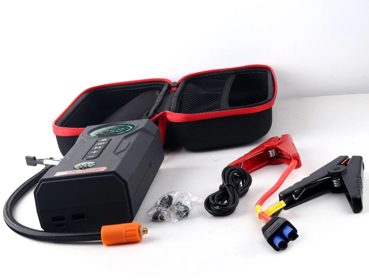 Пусковое устройство для авто 5в1 + компрессор Black Power BP-47000mAh повербанк компас фонарь Car Jump Starter - изображение 5