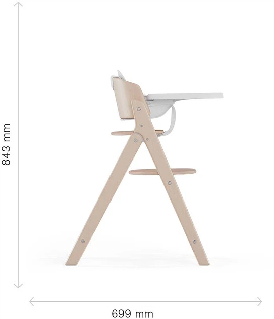 Krzesełko do karmienia Cybex Click & Fold 4-in-1 All Natural Light Gold (4063846473502) - obraz 11