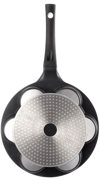 Patelnia do jajek Orion GRANDE granitowa 27 cm (8592381243128) - obraz 2